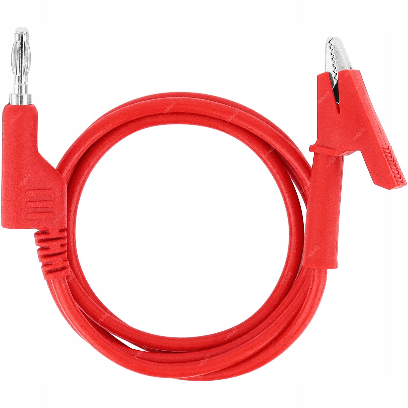 K Měřiči Kabel Měřící Krokodýl Banán 3,7 mm Red