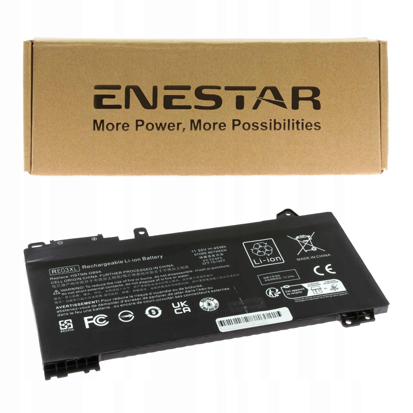 Prémiová baterie pro Hp RE03XL ProBook 430 G6 440 G7 445 445R 450 455 455R