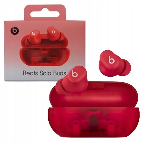 Bezdrátová Sluchátka Beats Solo Buds Apple Do Kanálů, Originální Červená