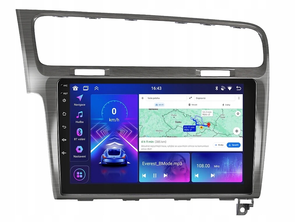 Bmode 2DIN autorádio BEV11 Android, Volkswagen Golf VII