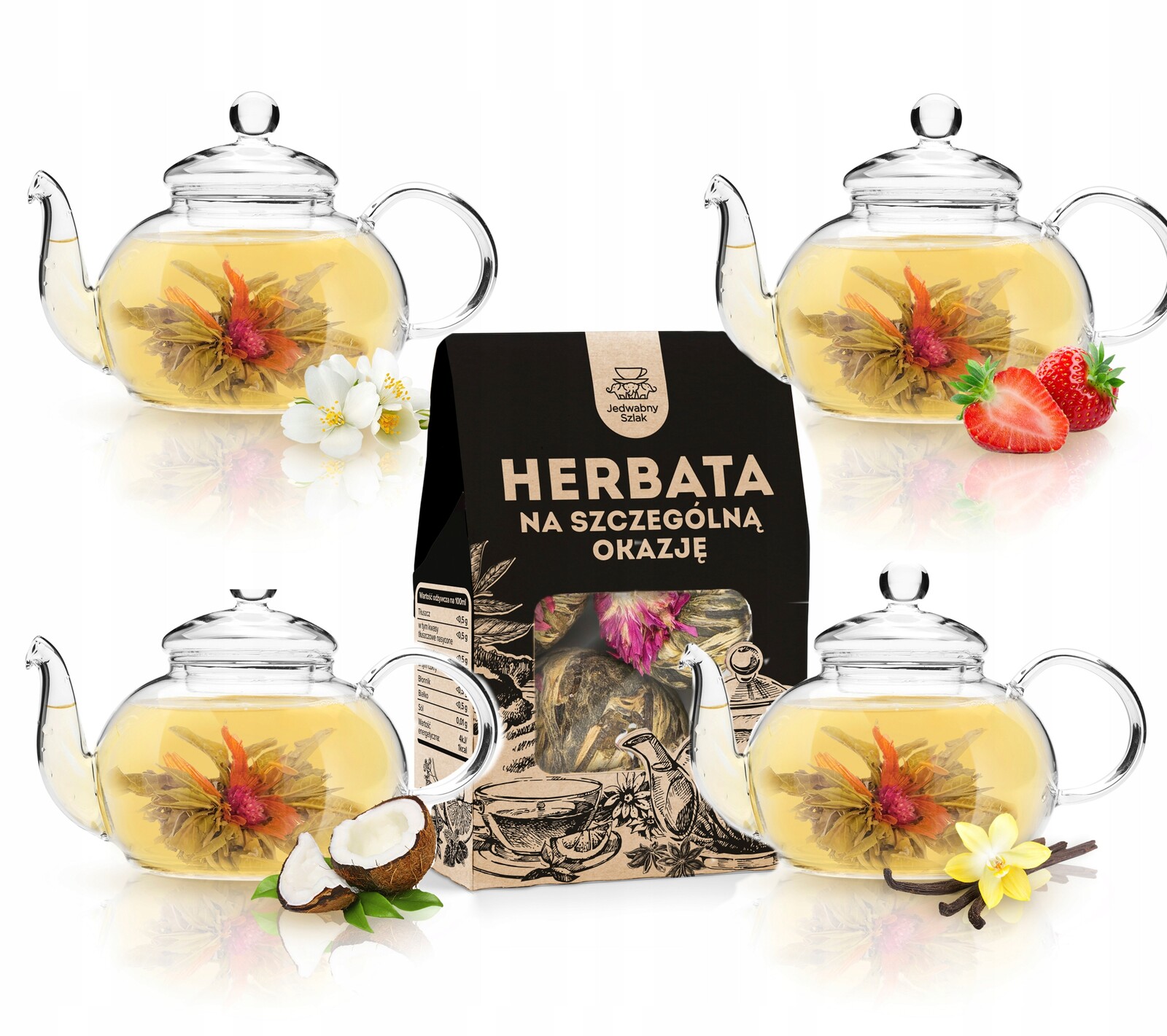 Sypaný bílý Čaj Jedwabny szlak 50 g