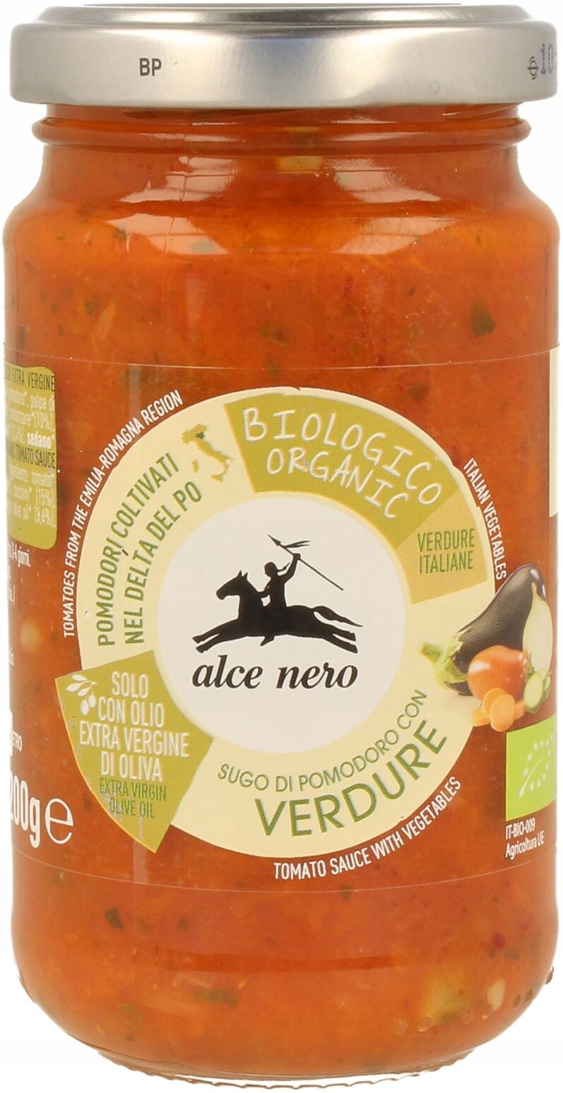 3x Alce Nero Omáčka se zeleninou (verdure) Bio 350 g