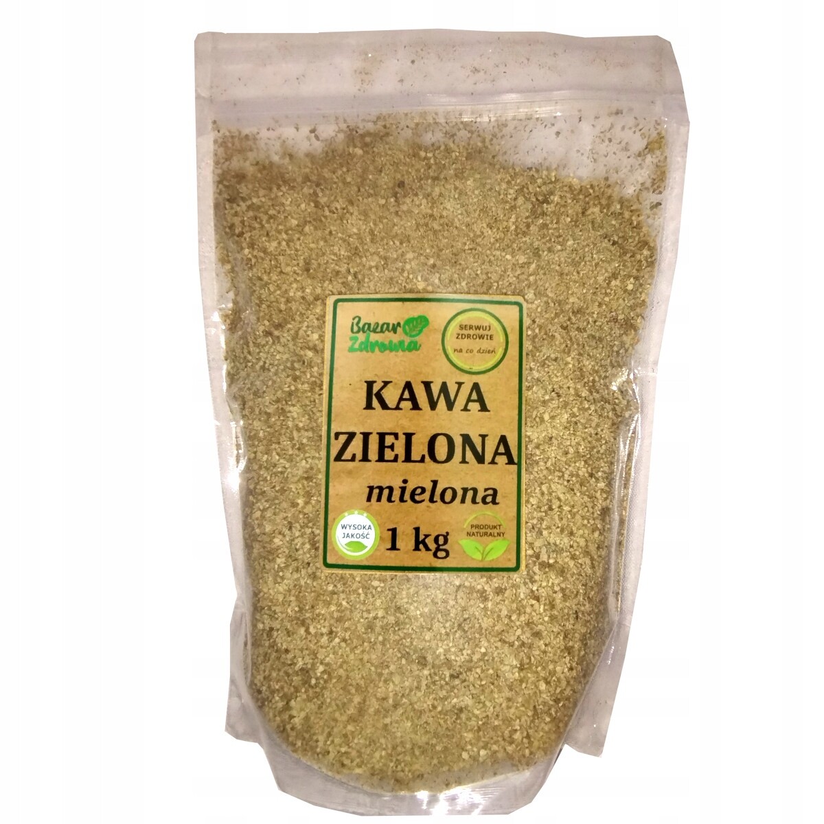 Mletá káva zelená káva Bazar Zdrowia 1000 g