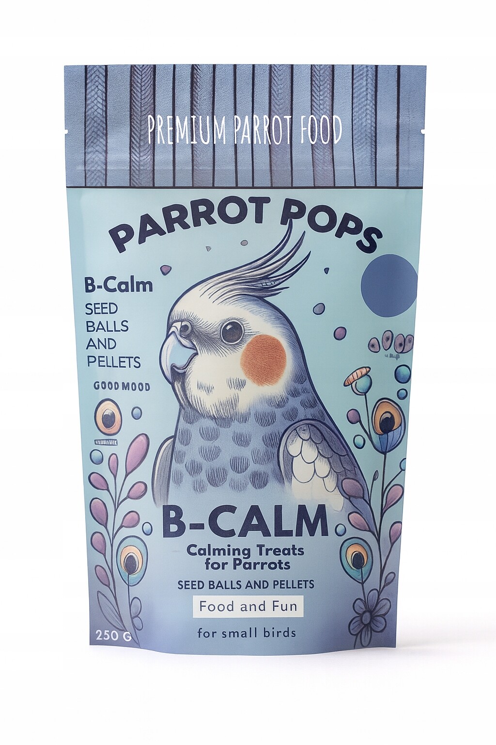 Parrot Pops B-Calm Small Krmivo obnovující přirozenou rovnováhu pro papoušky