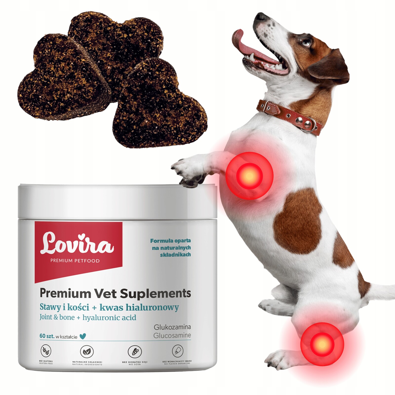 Doplňky Pro Psa Na Klouby A Kosti 60 příchutí Kyselina Hyaluronová Vitamíny