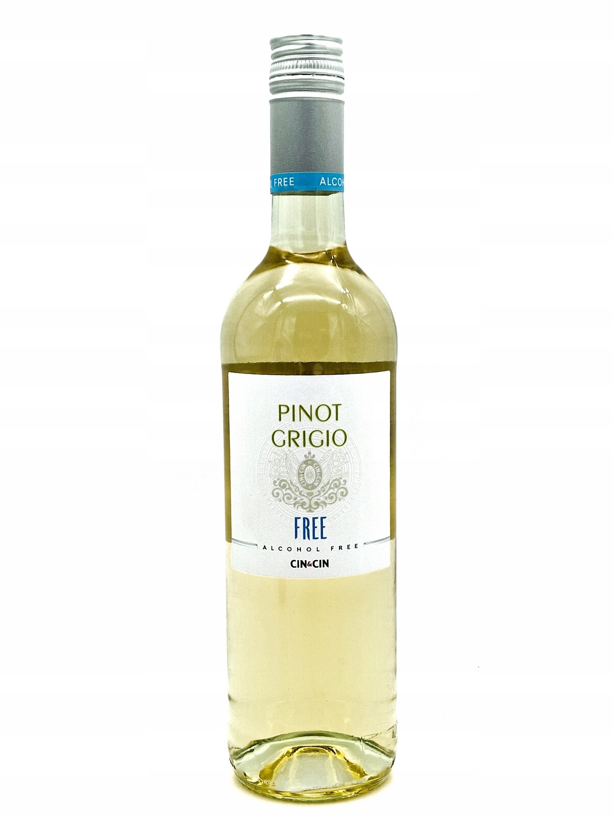 Nealkoholické víno Cin&Cin Pinot Grigio bílé polosuché 750 ml