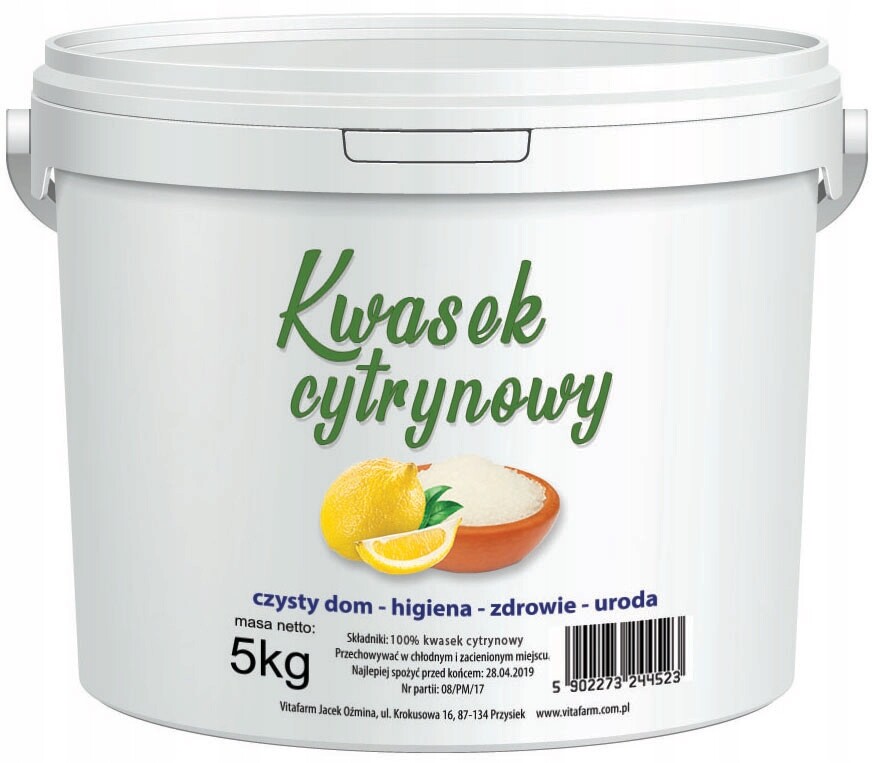 Kyselina citrónová Vitafarm 5 kg