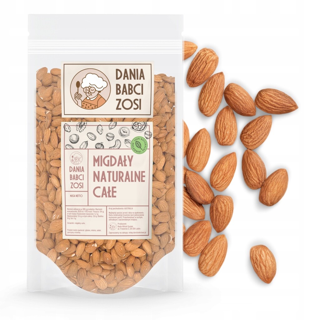 Mandle Dania Babci Zosi celé ořechy 1000 g