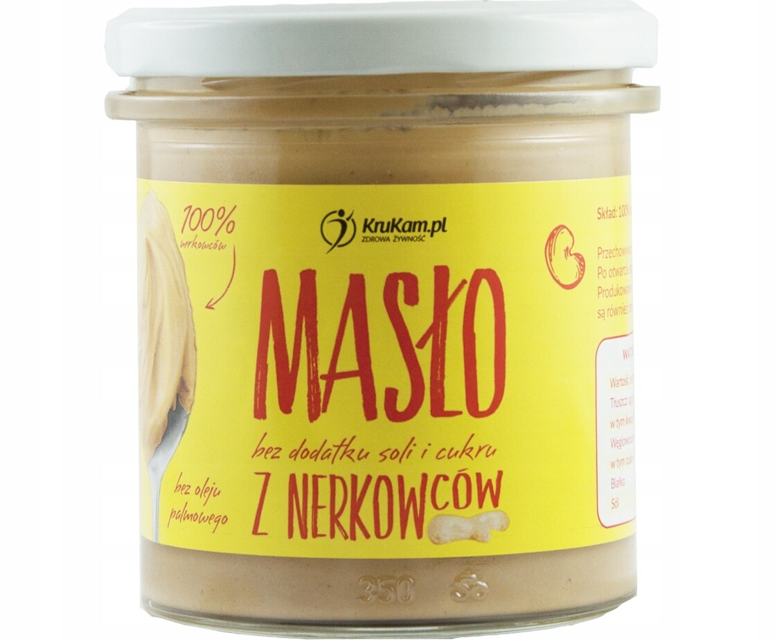 Kešu Pasta bez soli a cukru 300g Krukam