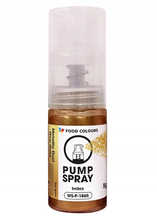 Barvivo ve spreji Food Colours 5 g 1 ks zlaté