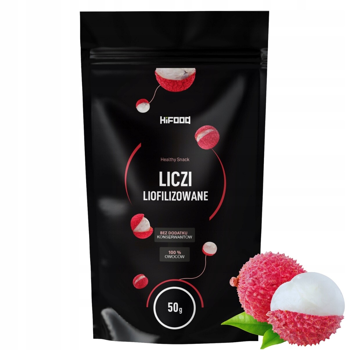 Lychi Lyofilizované 100g Celé HiFOOD Vysoká kvalita