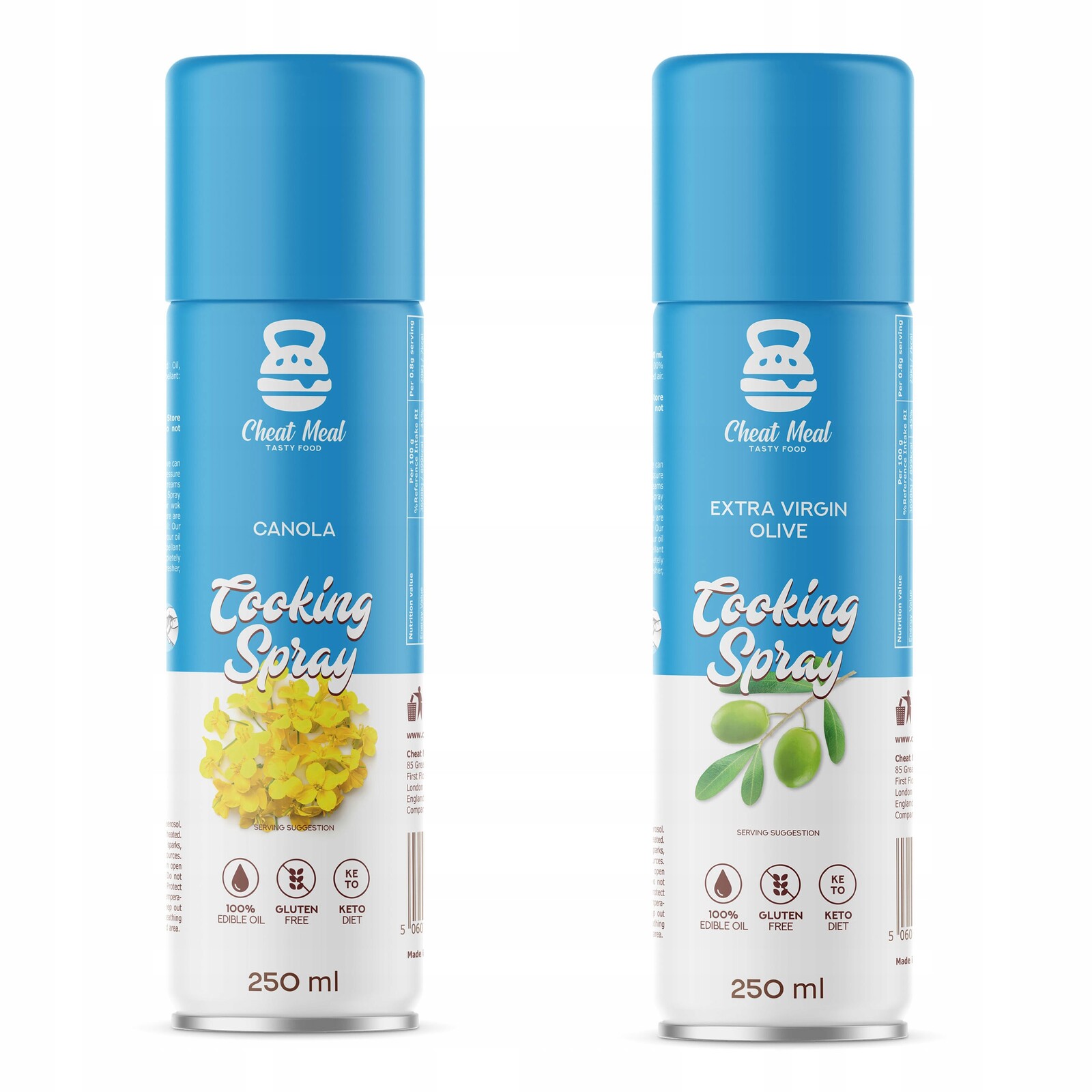 Olej ve ve spreji Cheat Meal 500 ml řepkový olej a olivový olej