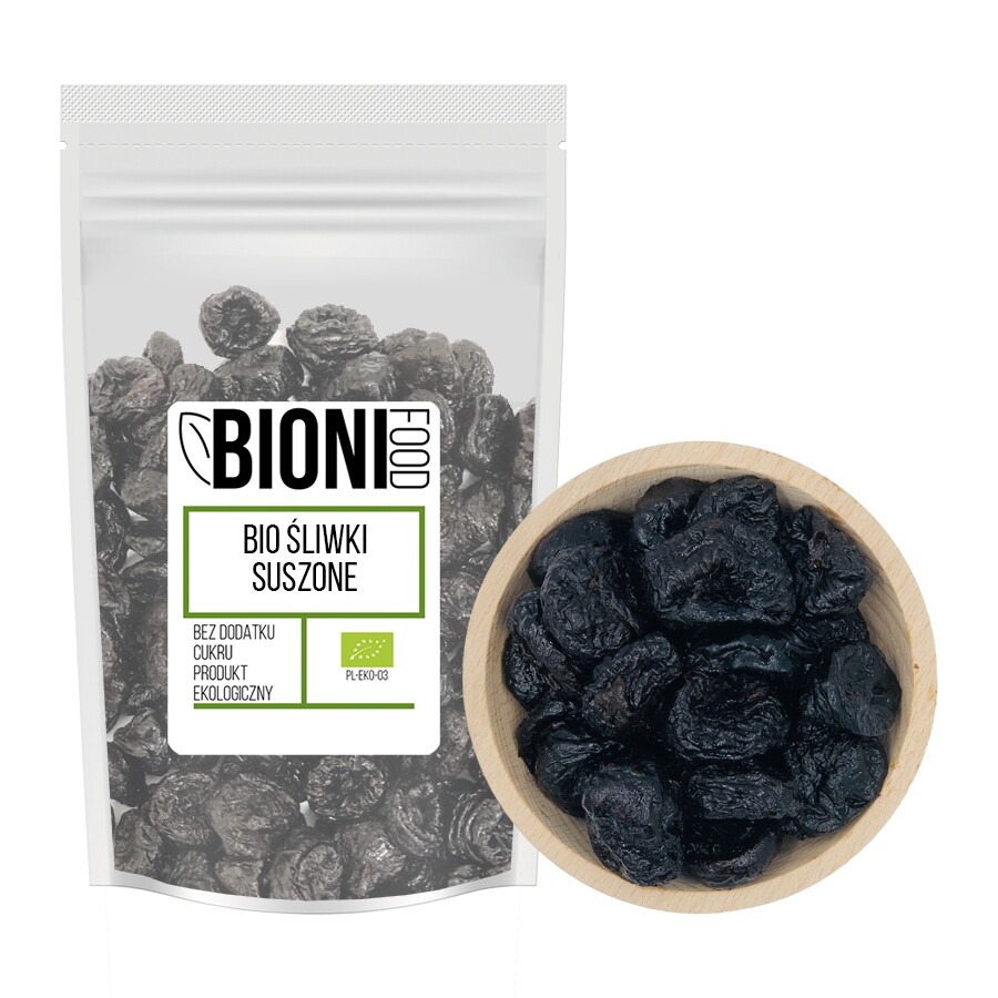 Švestky Sušené 1kg Bez Konzervantů Bio 100% Eko