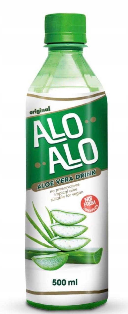 Nápoj s kousky aloe vera Alo Alo original 12 x 0,5 l Sada