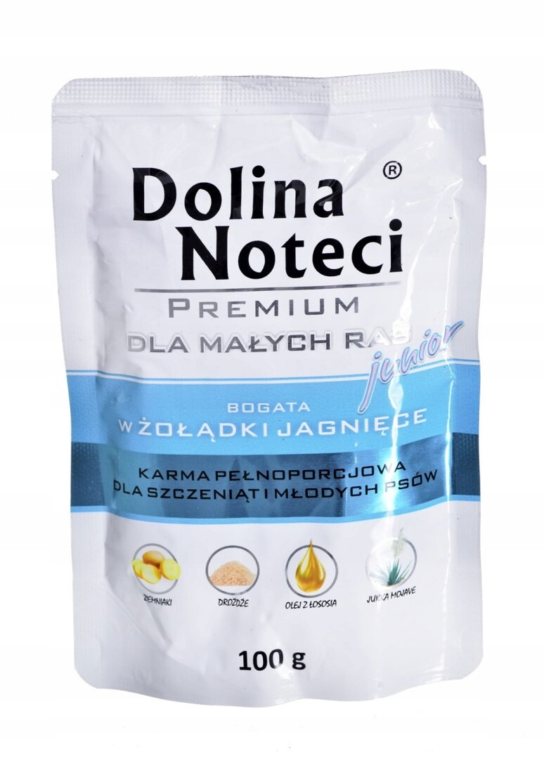 Dolina Noteci Vlhké krmivo pro štěňata malých plemen, jehněčí, 100 g