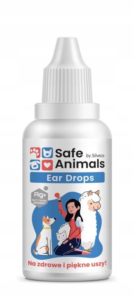 Ušní kapky Safe Animals 1 ks