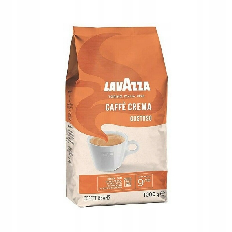 Lavazza Caffè Crema Gustoso míchaná zrnková Káva 1000 g