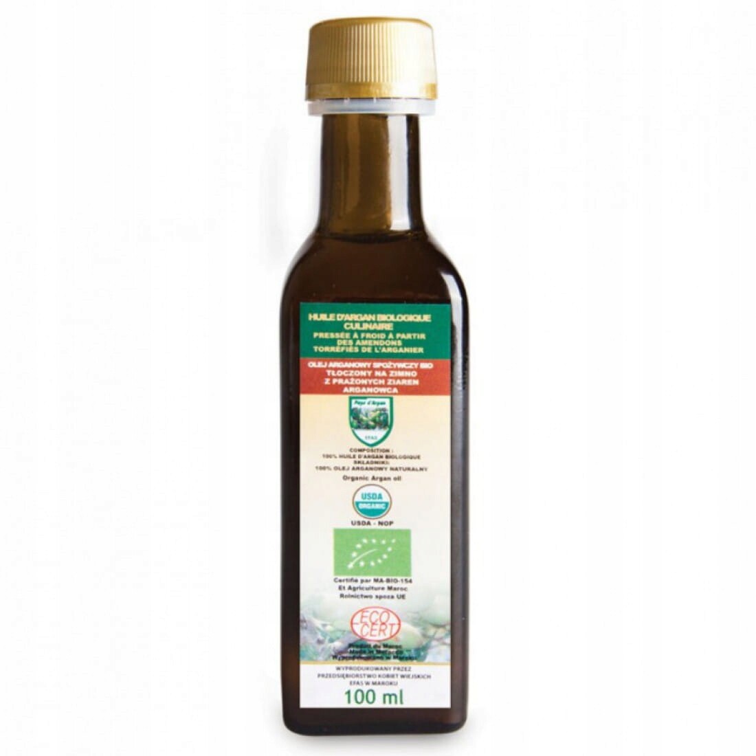 Efas Arganový olej potravinářský Bio EcoCert 100ml