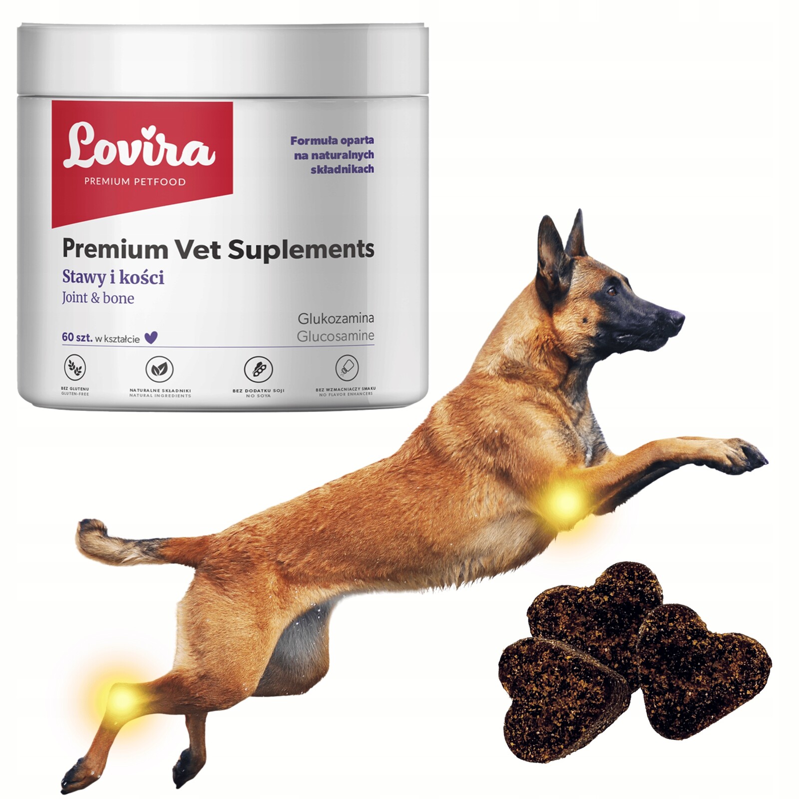 Doplňky Pro Psa Na Klouby A Kosti 60 příchutí Kolagen Vitamíny