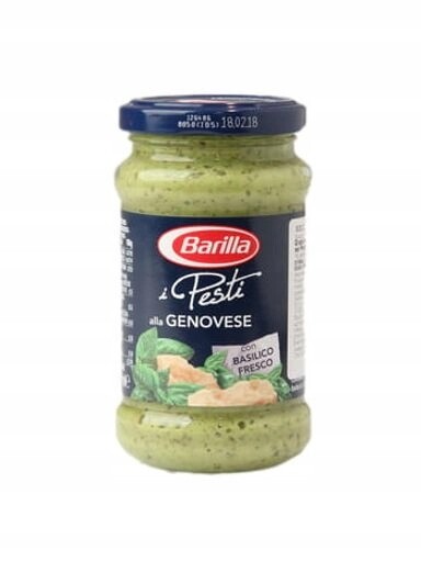 3x Pesto alla genovese s bazalkou Barilla 190 g