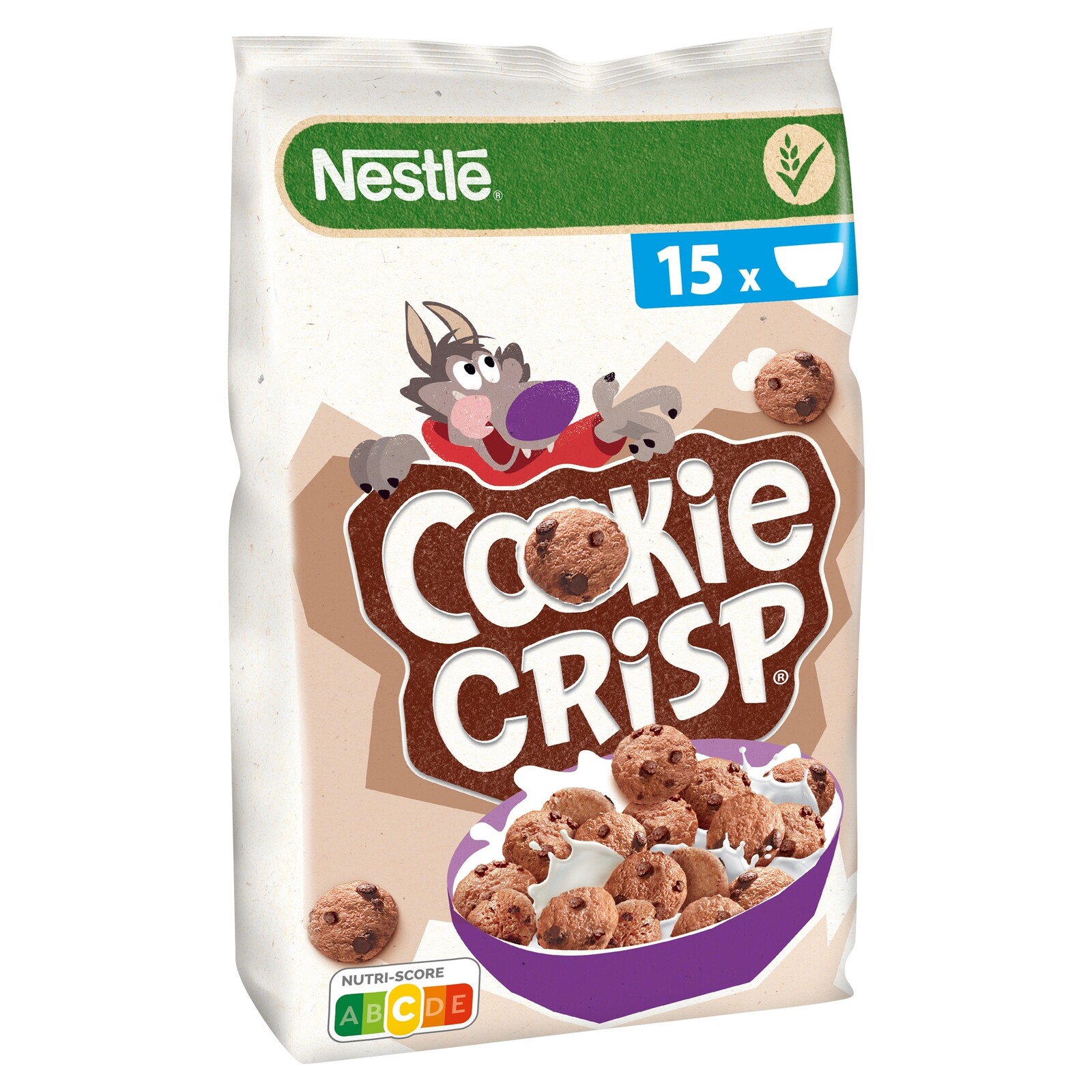 Nestlé Cookie Crips Cereálie (sušenky, kakao) 450 g (15 porcí)