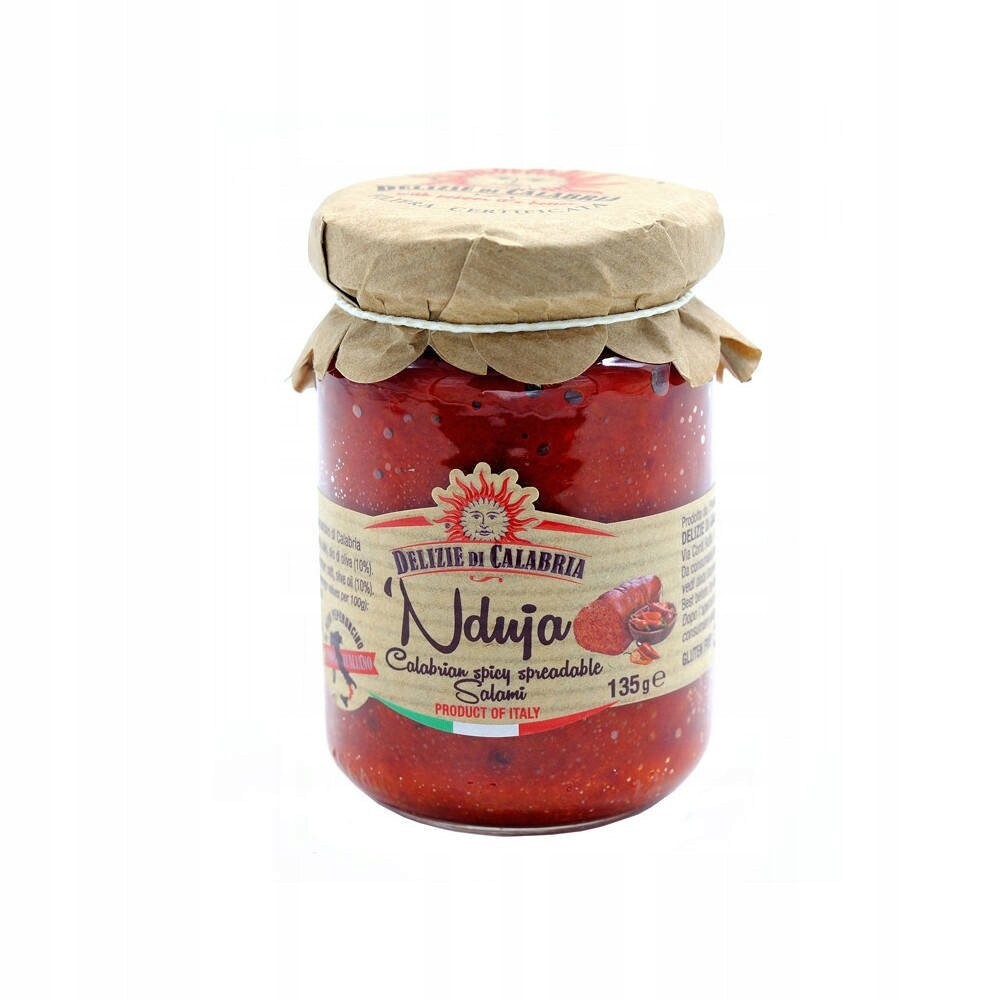 Nduja italská Delizie Calabria Nduja di Spilinga Pikantní salám 135g