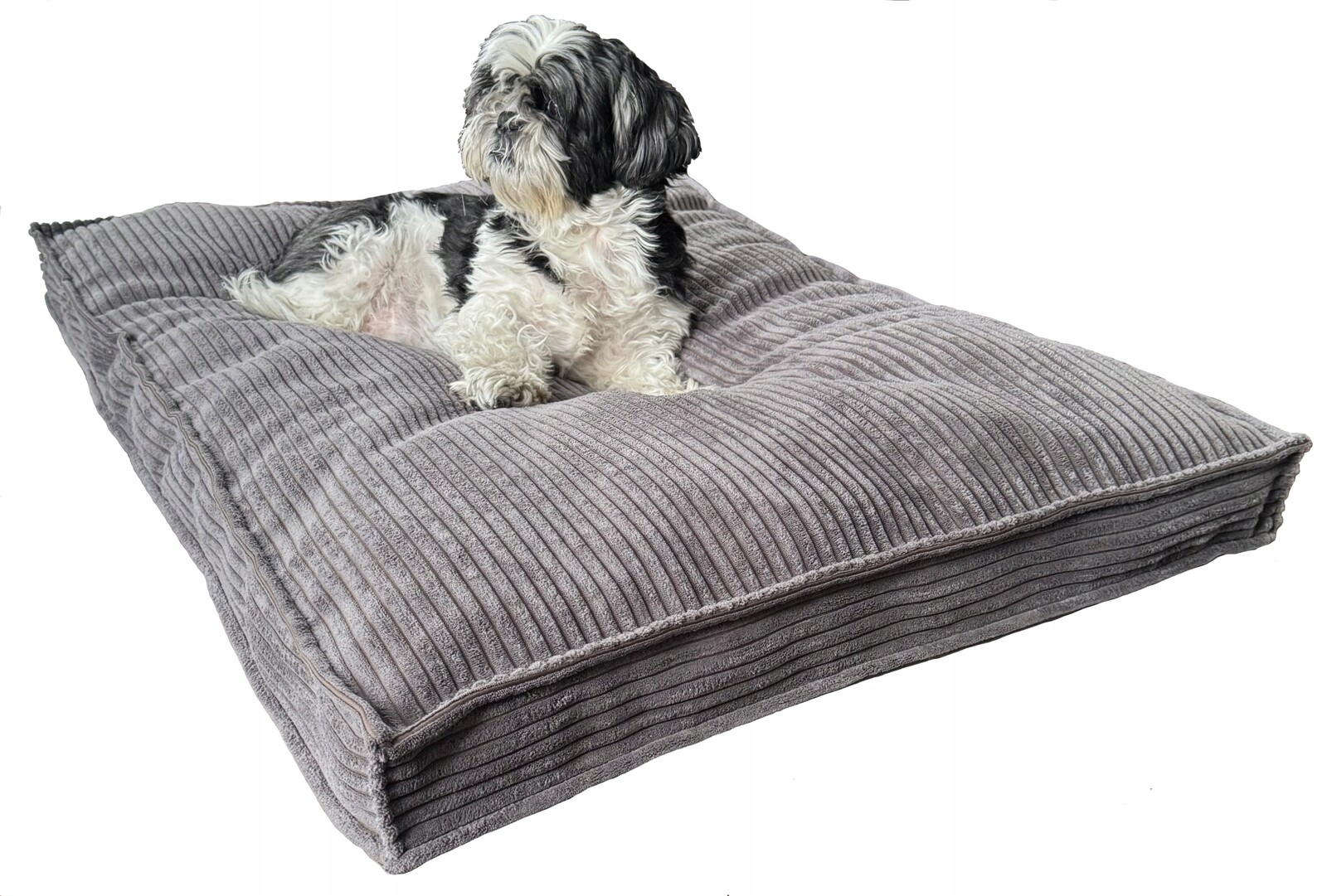 Pelíšek pro psy Extrasen v odstínech šedé 100 cm x 70 cm