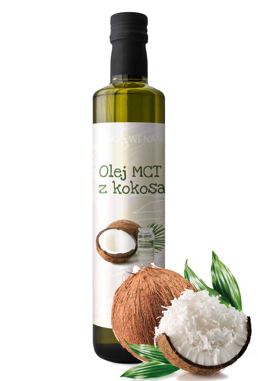 Mct kokosový olej nerafinovaný Bioswena 500 ml veganský