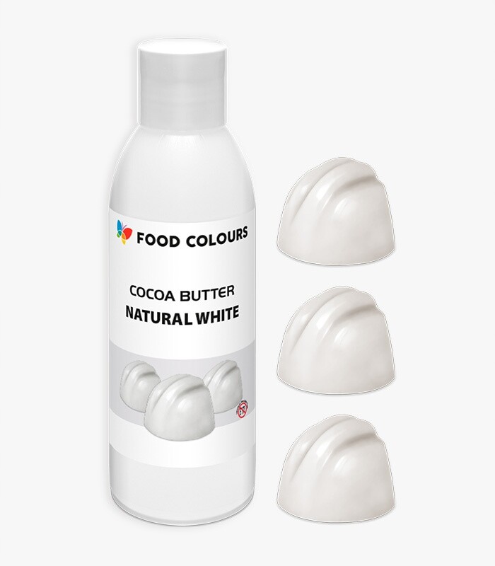 Barvivo Cocoa Butter na bázi bílého tuku Natural White 100 g