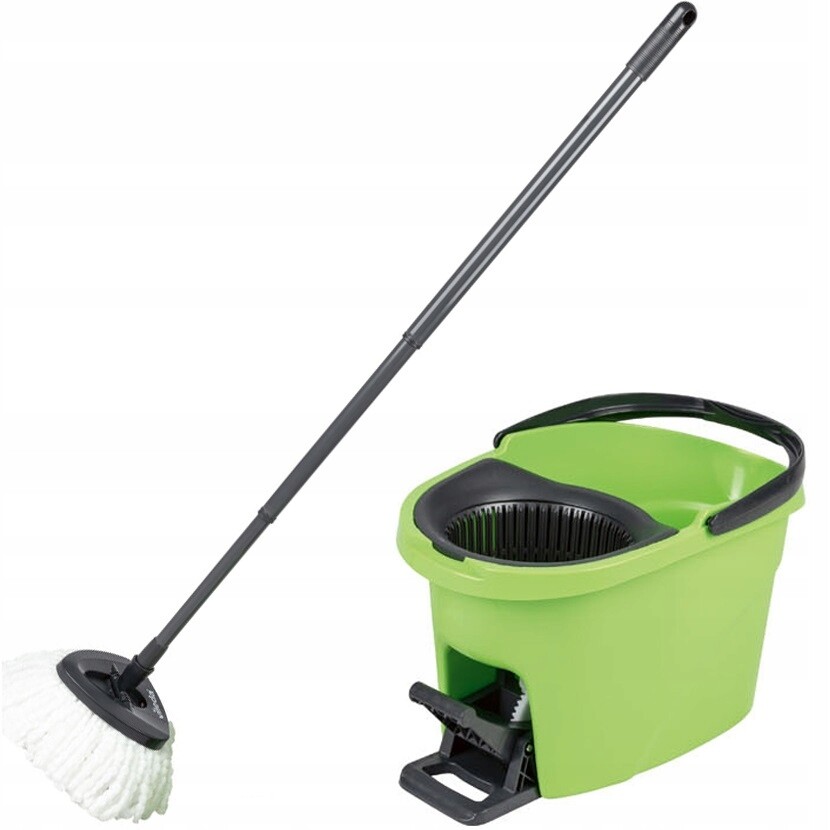 Kbelík a rotační mop Vileda Barva Zelená