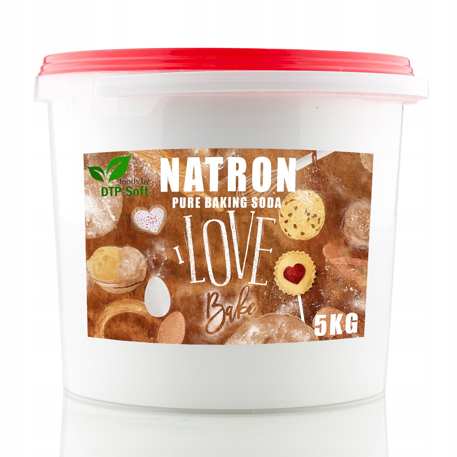 Jedlá soda Dtpsoft 5 kg v kbelíku