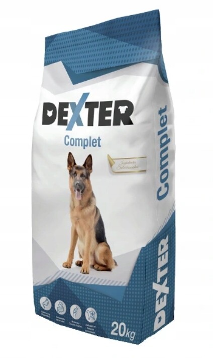 Suché krmivo pro psy Dexter Complete pro velká plemena psů 20 kg