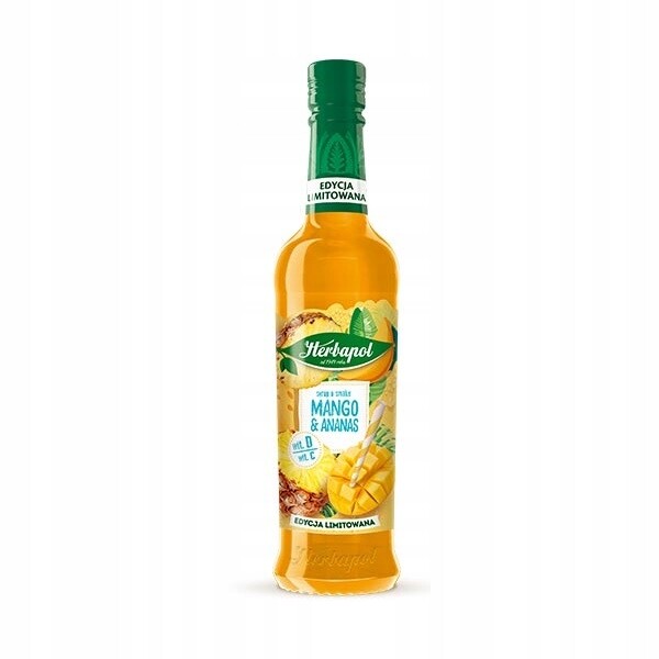 Sirup Herbapol 420 ml mango s ananasem