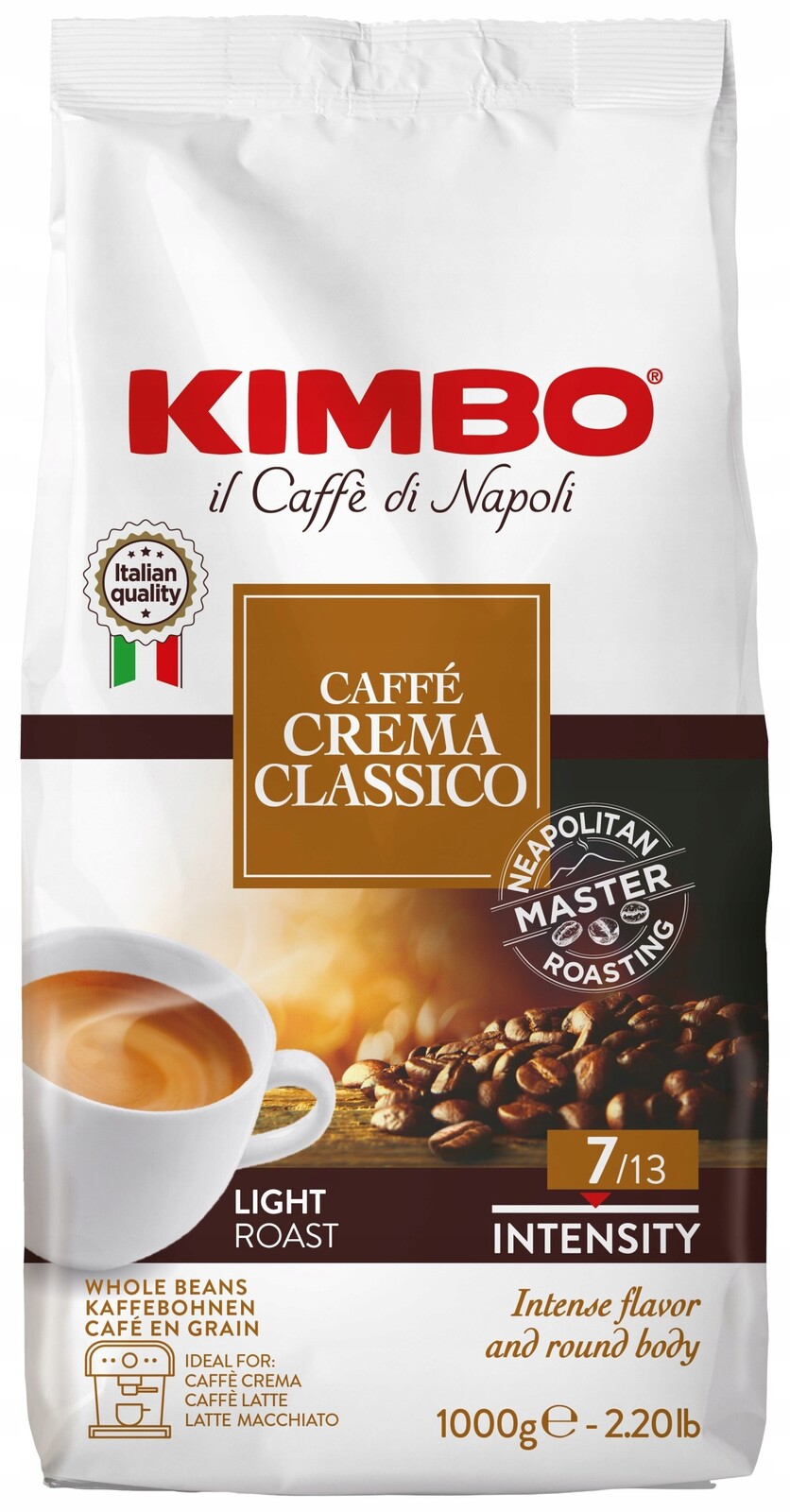 Káva zrnková Kimbo Caffe Crema Classico 1 kg