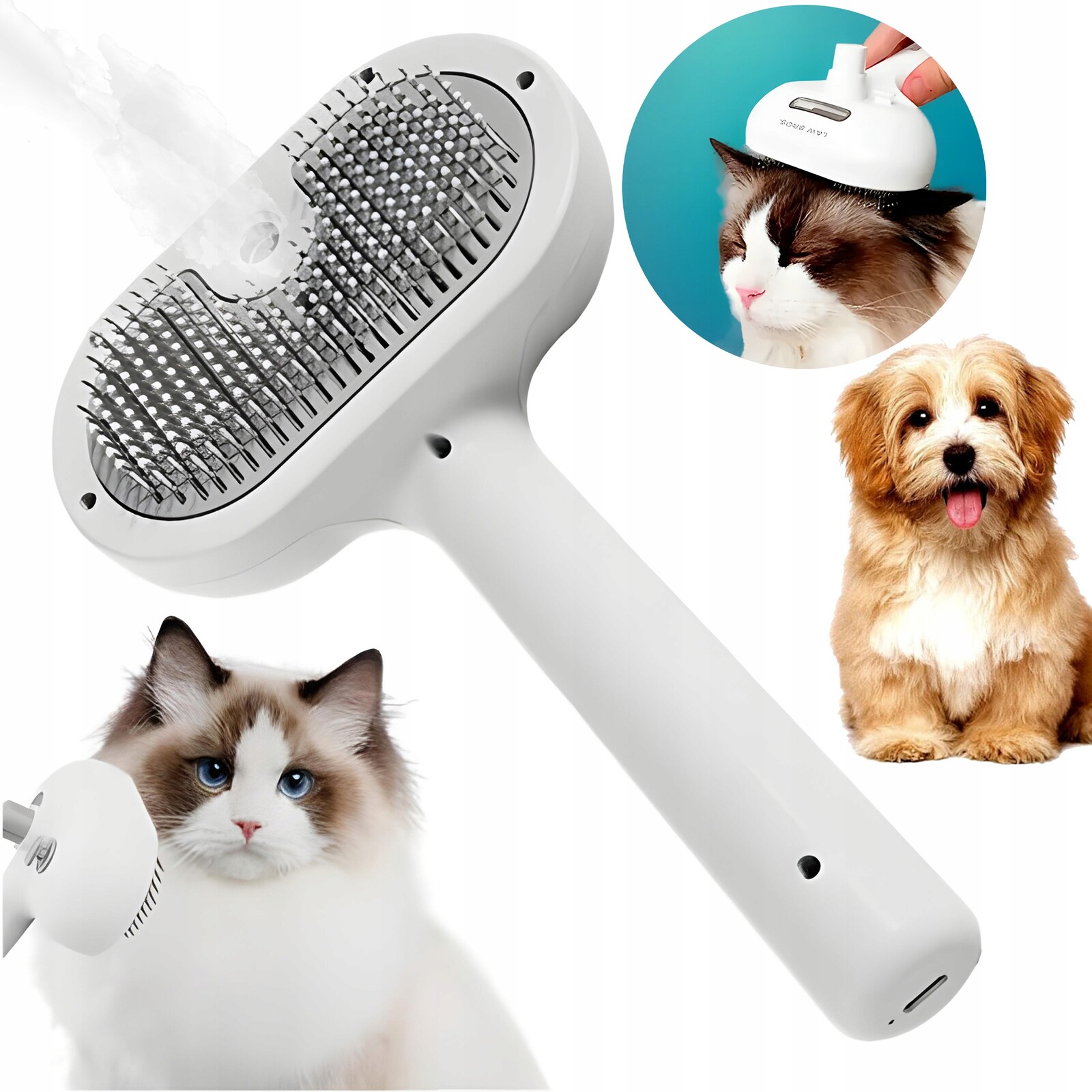 Kartáč Renew Force pro dlouhé vlasy, krátká srst , hrubá srst a vlnitá srst