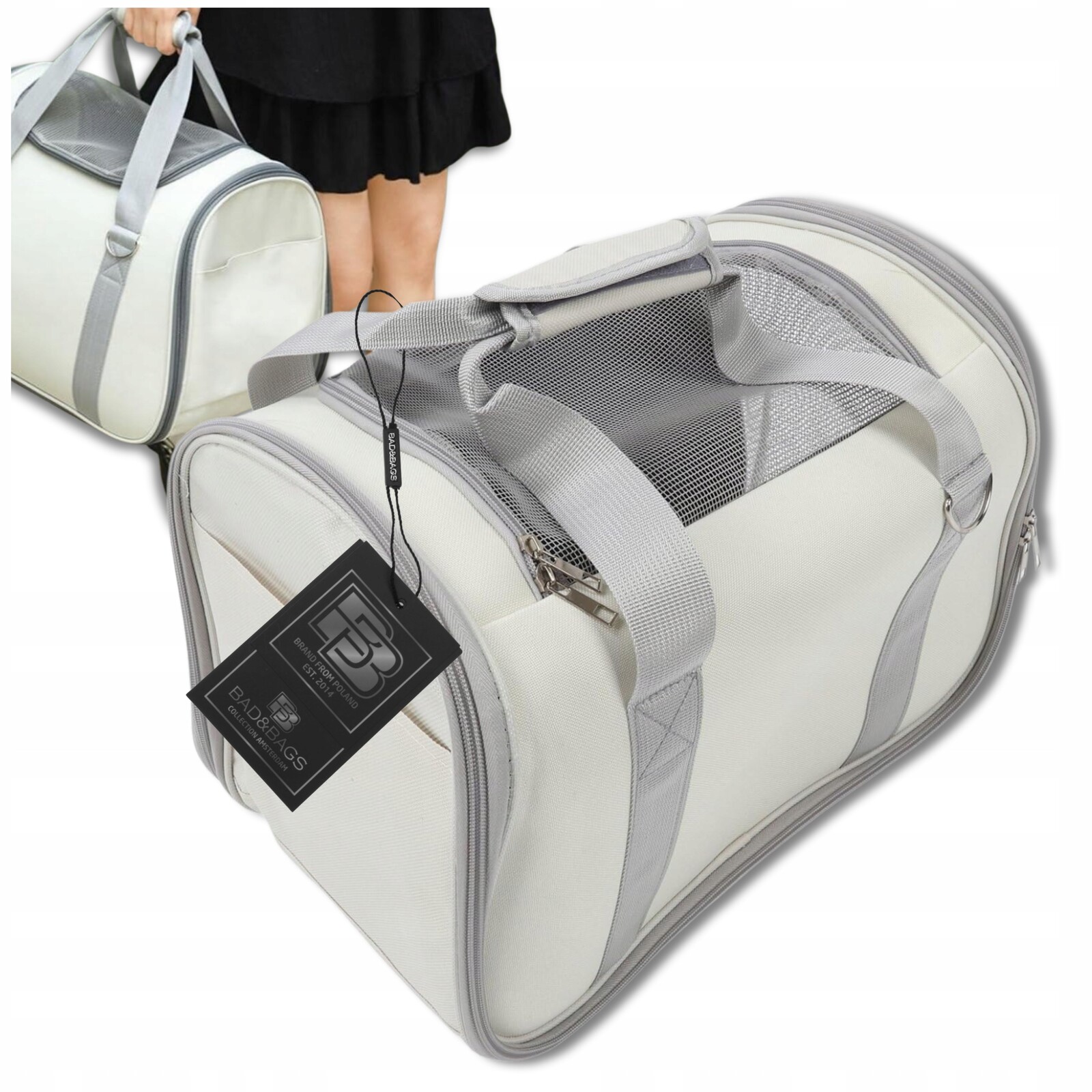 Přepravka Bad&Bags 40 cm x 24 cm x 30 cm béžový