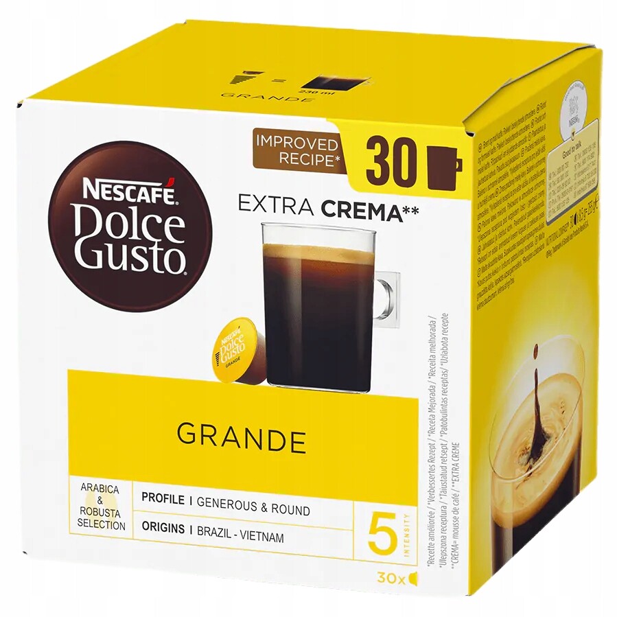 Kapsle do Dolce Gusto Nescafe Grande 30 ks