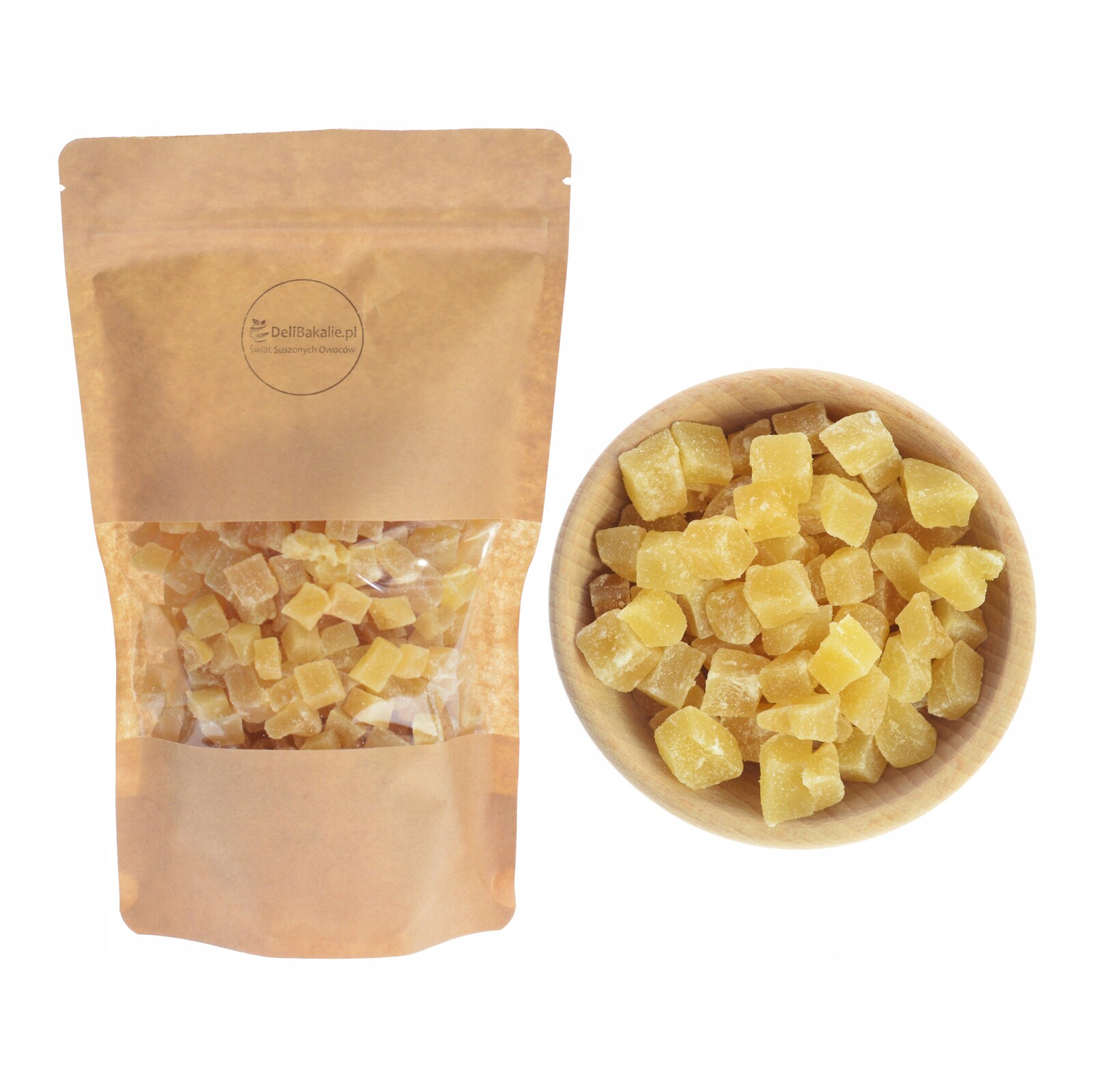 Zázvor kandovaný kostka 1 kg DeliBakalie