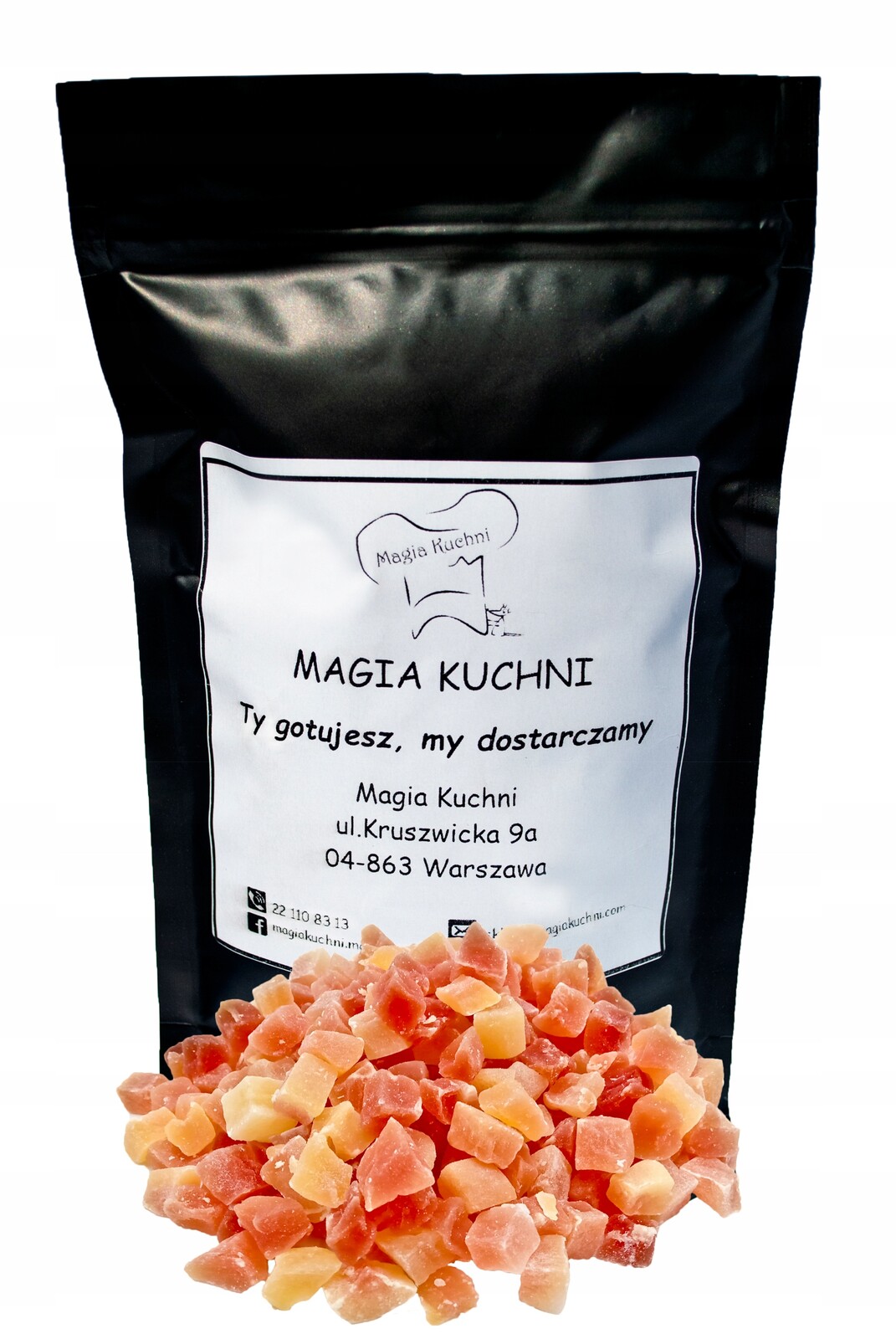 Papája kandovaná kostky 1kg Premium sušená svačinka exotická