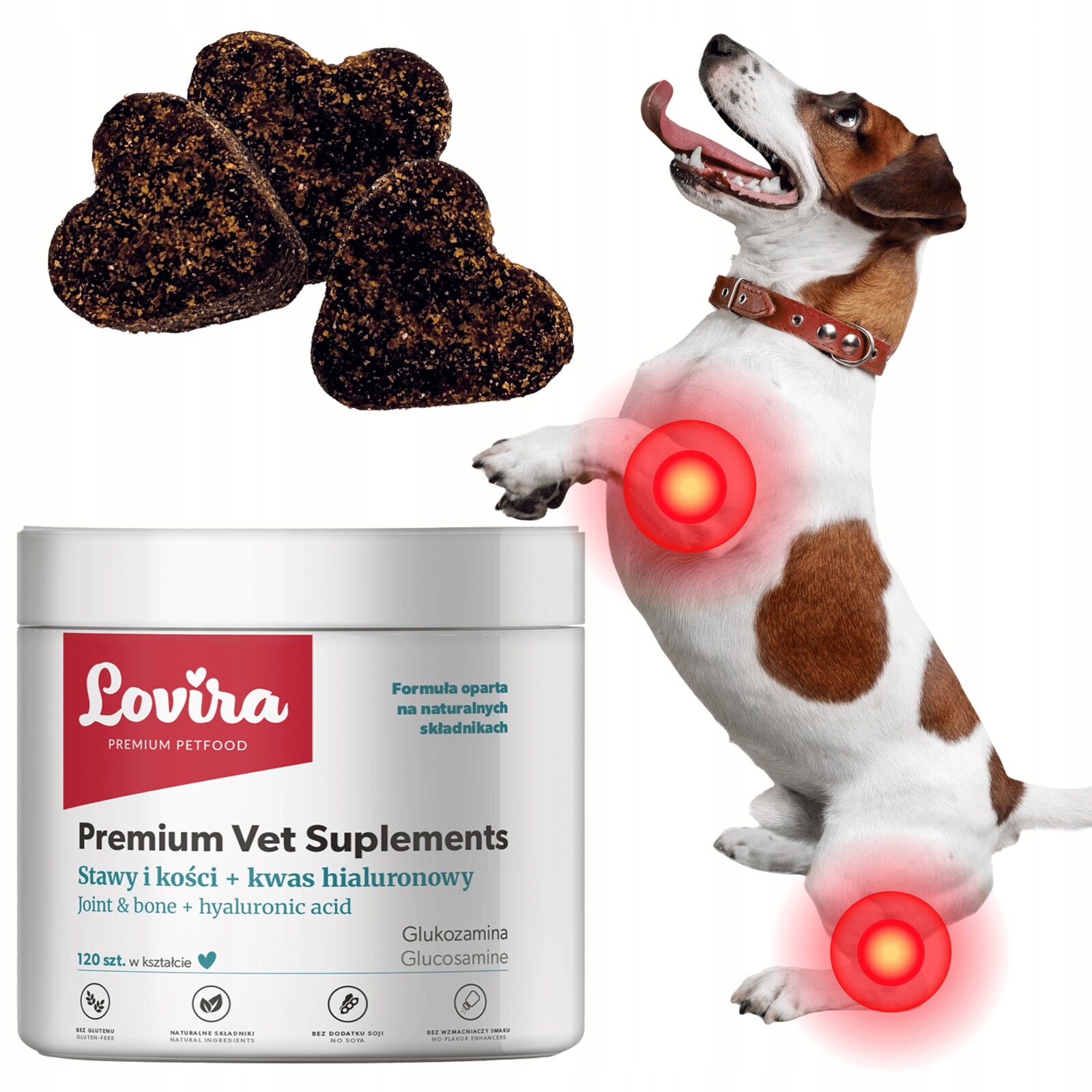 Doplňky Pro Psa Na Klouby A Kosti 120 příchutí Kyselina Hyaluronová Vitamíny