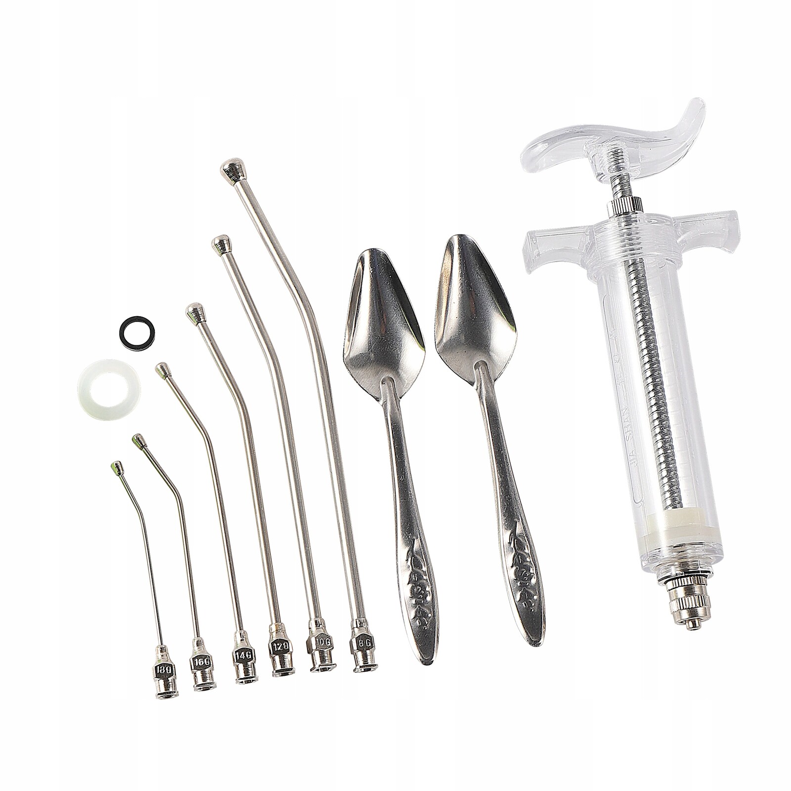 Kompletní sada pro ruční krmení kuřat Nerezová Ocel 20 ml