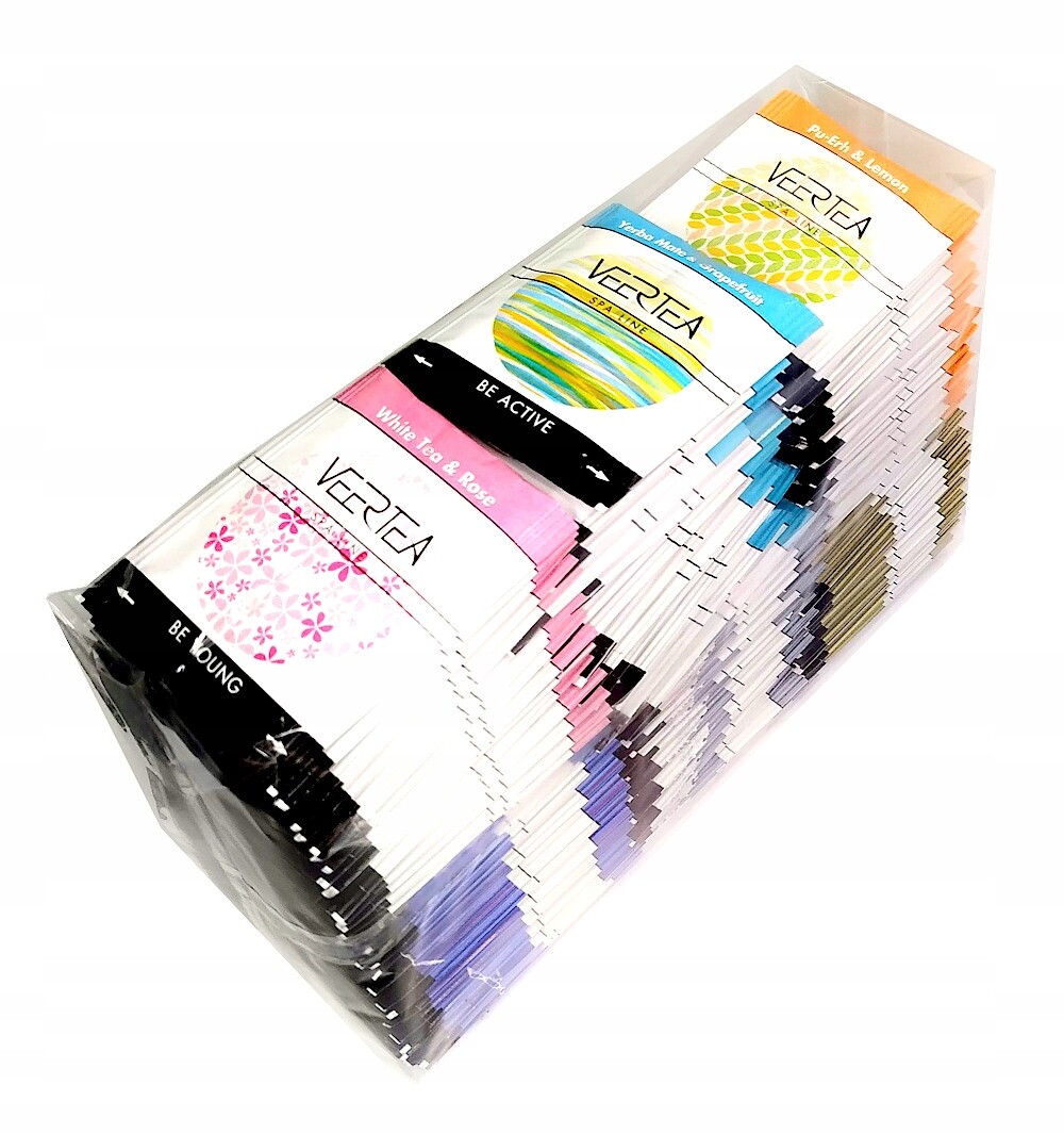 Čaje Veertea v sáčcích, různé příchutě, sada 90 ks