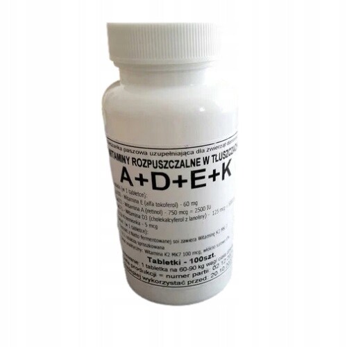 Vitamíny A+d+e+k (adek) 100 ks Podkowa