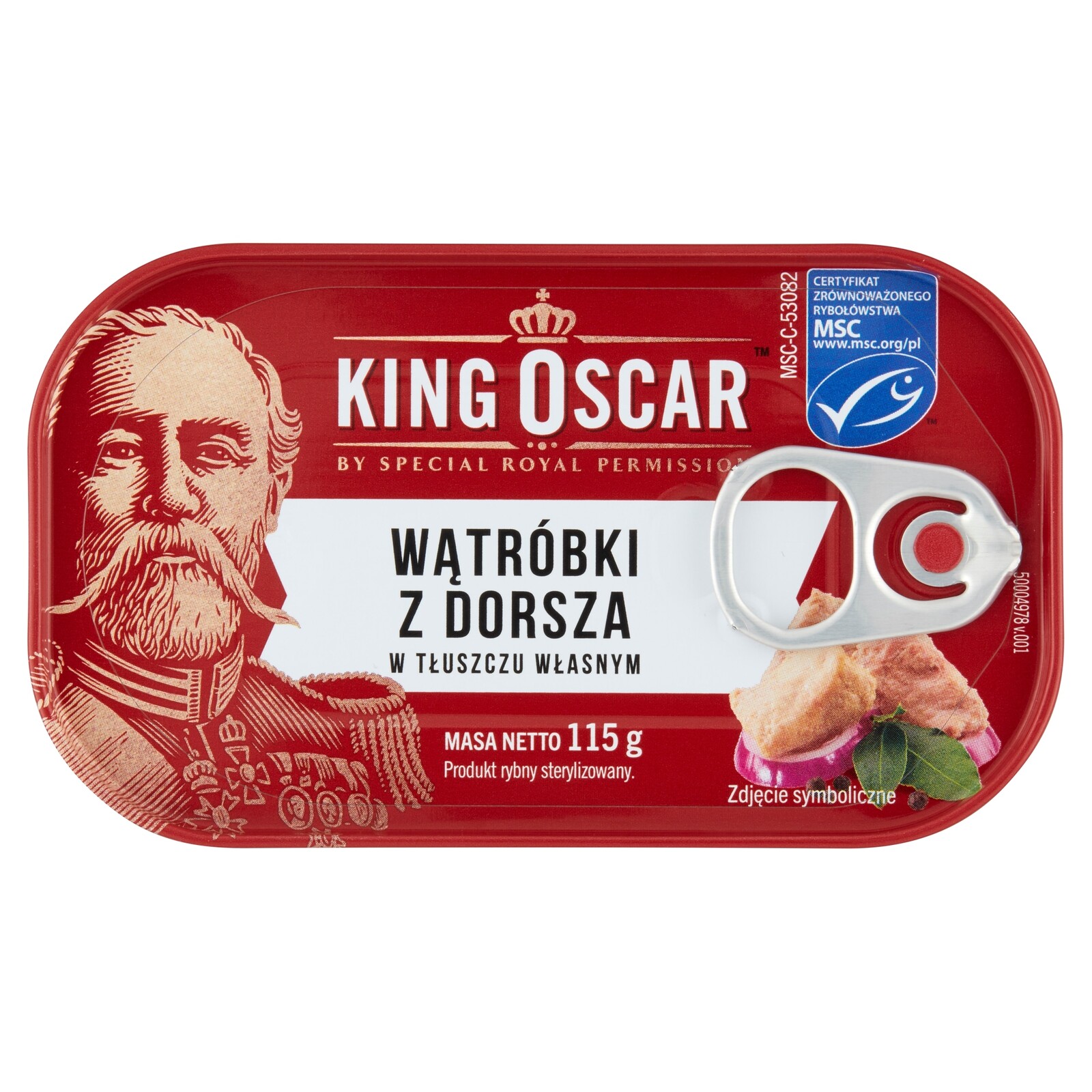 King Oscar Tresčí játra ve vlastní šťávě 115 g