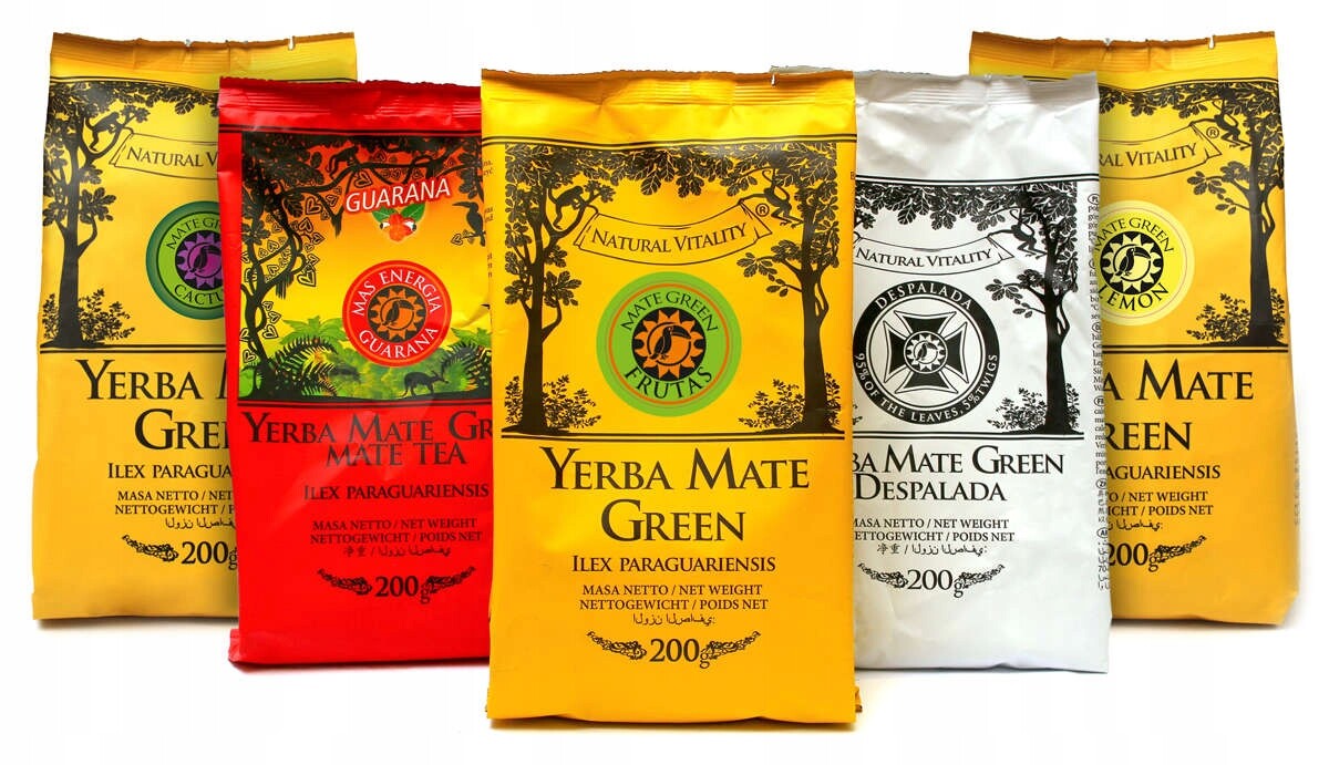 Yerba maté Mate Green sada 5 příchutí 1000 g