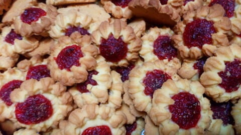 Křehké sušenky s marmeládou 2 kg Borys Rozetka Owocowa