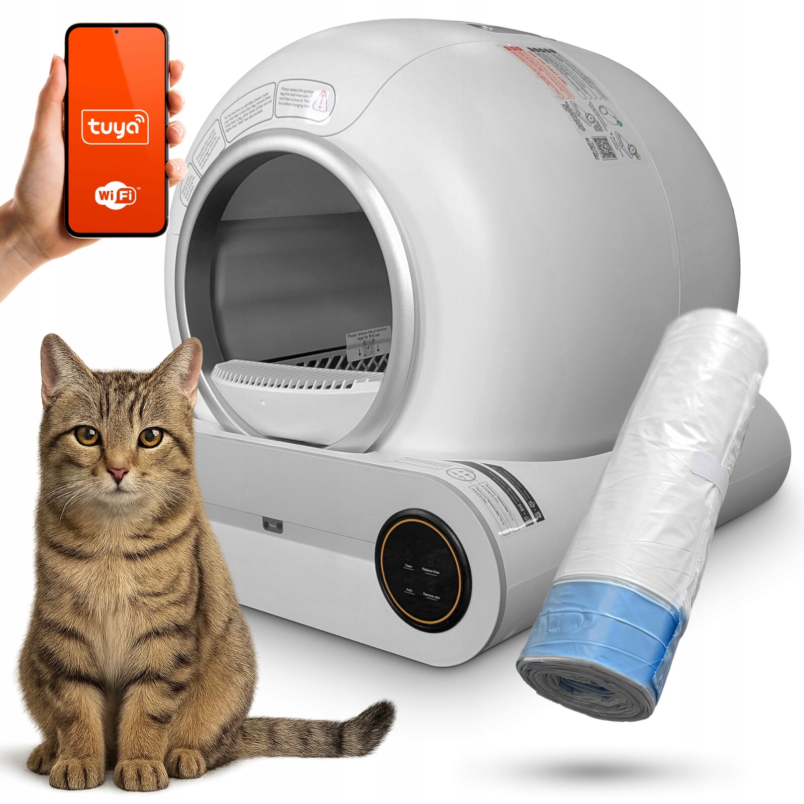 Krytá kočičí toaleta Gomedia 51,6 cm x 48 cm x 50,5 cm