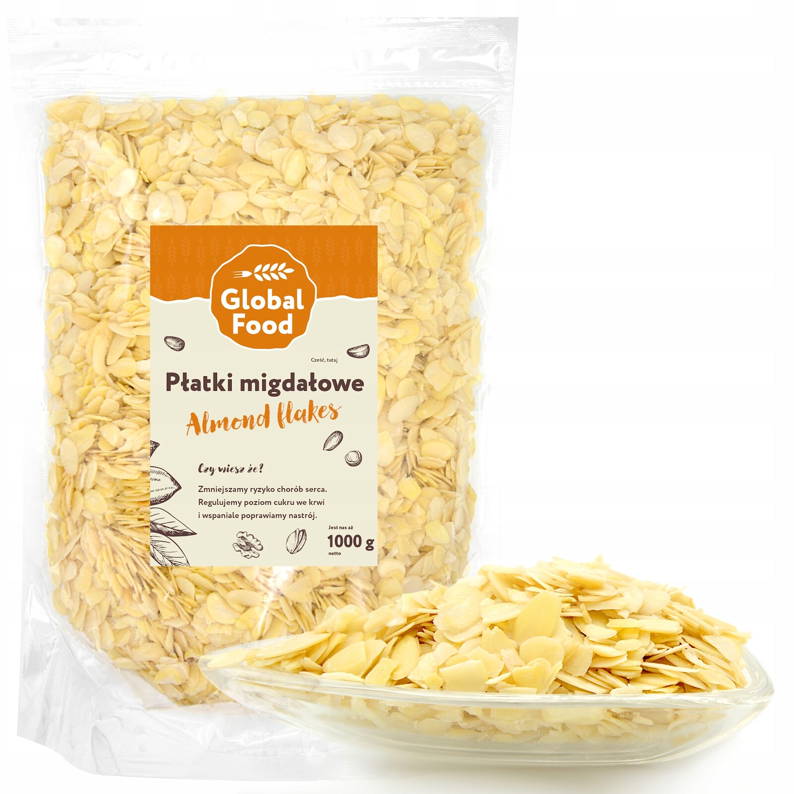 Madlové plátky Global Food 1000 g