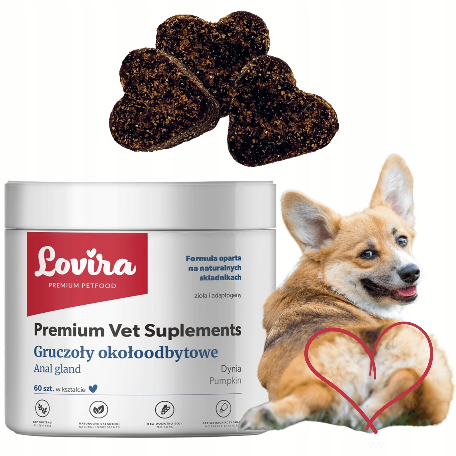 Doplňky Pro Psa na žlázky 60 příchutí Kuřecího Masa