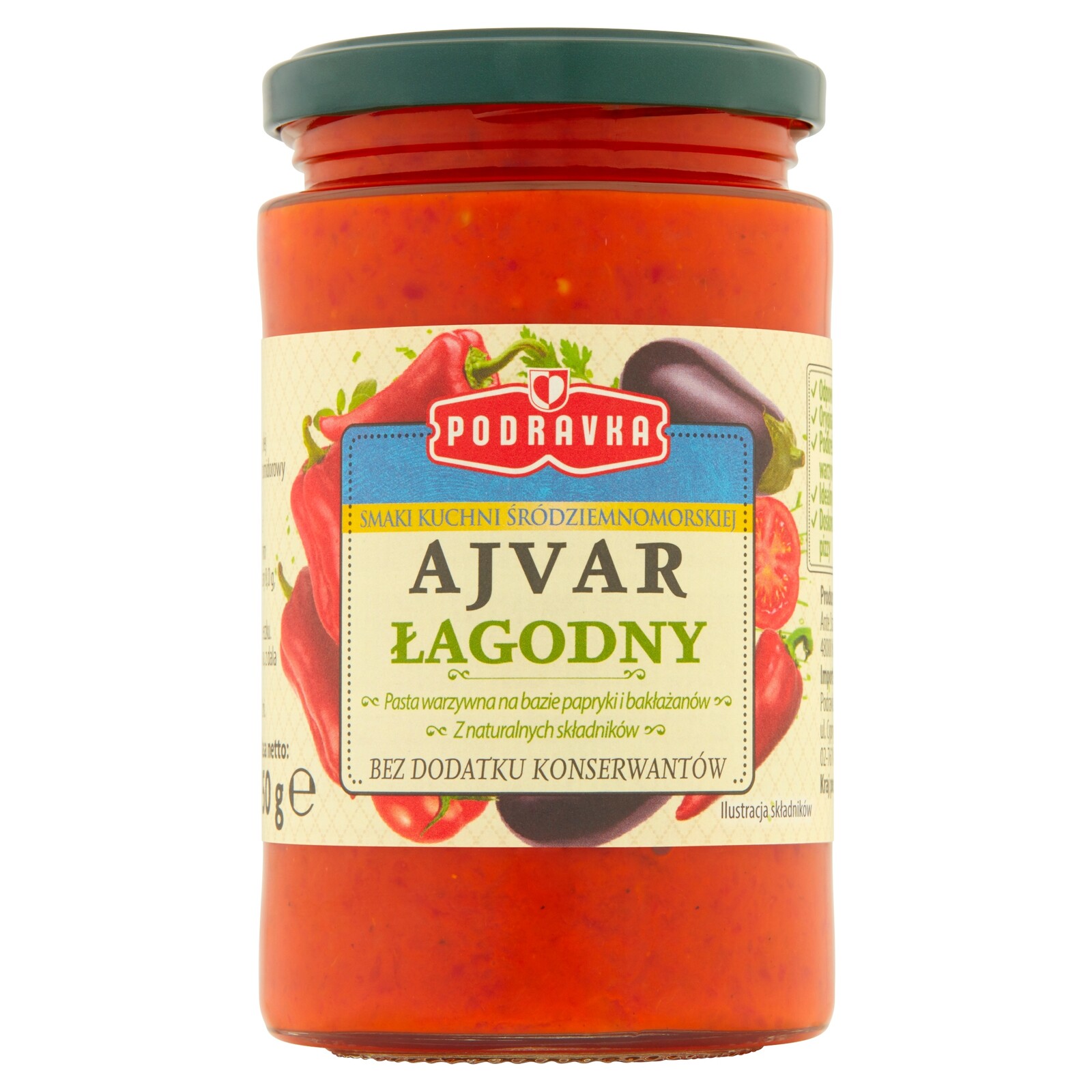 4x Podravka Ajvar jemná 350 g